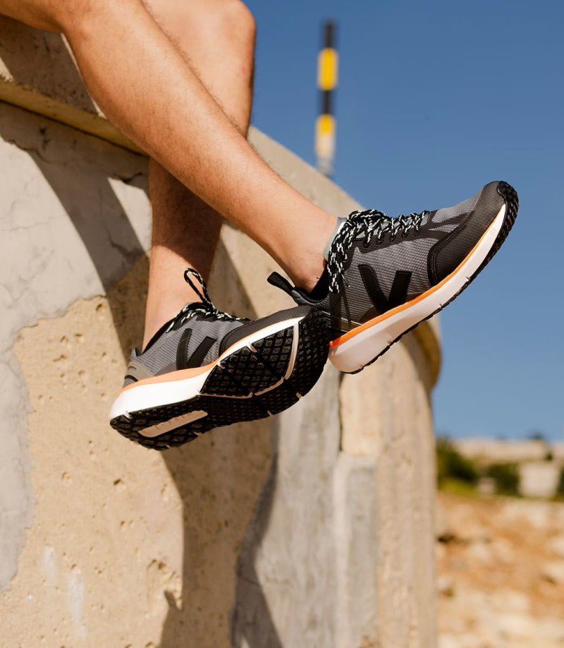 Veja Sneakers Originals Condor Dam Svarta Morkgra Orange